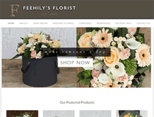 Tablet Screenshot of feehilysflorist.com